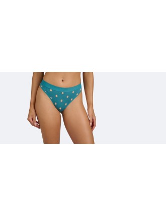 Limited Time Offer Stretch Cotton Mid-Rise Thong 4-Pack | Cotton Adventurous Pack Latest Edition