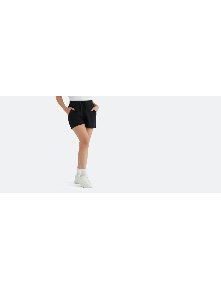 Limited Time Offer Women's French Terry Shorts | Black Ready for Shipment