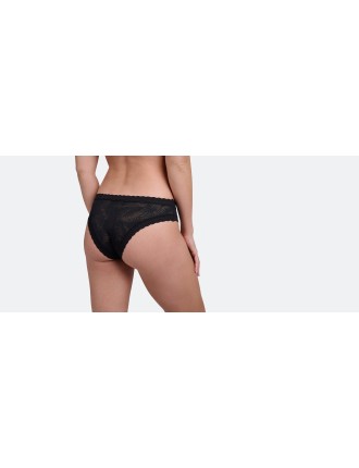 Special Offer All Over Lace Tanga | Black Palm Available for Immediate Shipping