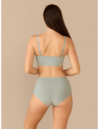 Special Offer DreamSeam High-Waisted Shortie | Blue Slate Immediate Availability