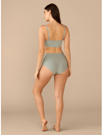 Special Offer DreamSeam High-Waisted Shortie | Blue Slate Immediate Availability