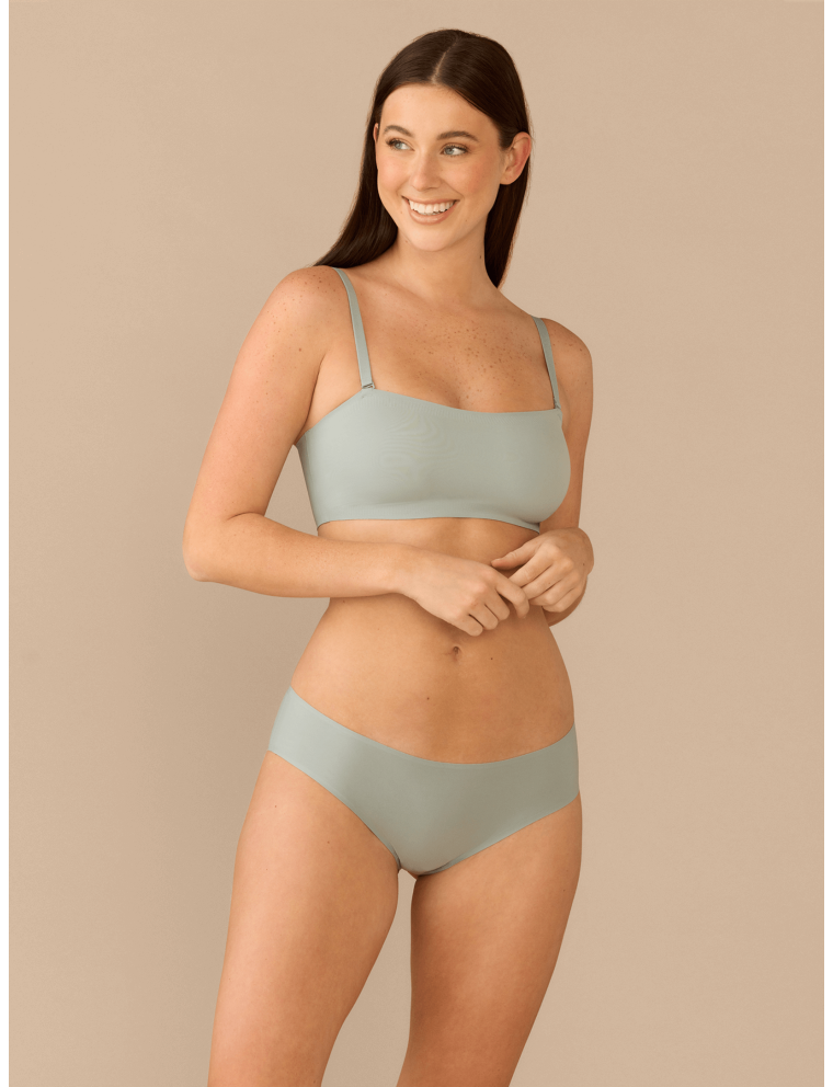 Special Offer DreamSeam Tanga | Blue Slate Hot New Item